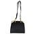 Céline Borsa a spalla CELINE in pelle nera e oro Auth 197483A Nero D'oro - vista 2