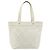 CHANEL Tote Bag aus Lochleder Weiß Silber CC Auth 198721A - Ansicht 3