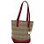 Borsa Tote Burberrys Nova Check Canvas Auth 75666 Beige D'oro - vista 13