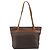Céline Borsa a tracolla CELINE Macadam Canvas PVC Leather Brown Gold Auth 196695A Marrone D'oro - vista 3
