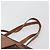 Céline Borsa a tracolla CELINE Macadam Canvas PVC Leather Brown Gold Auth 196695A Marrone D'oro - vista 8