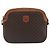 Céline Borsa a tracolla CELINE Macadam Canvas PVC Leather Brown Gold Auth mr2826 Marrone D'oro - vista 2