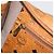 Borsa Tote MCM Vicetos PVC Pelle Marrone Tono Oro Auth BA14772 - vista 20