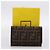 Cartera bifold FENDI Zucca Canvas Negro Marrón Auth 196628V Castaño - vista 12