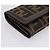 Cartera bifold FENDI Zucca Canvas Negro Marrón Auth 196628V Castaño - vista 14