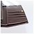 Cartera bifold FENDI Zucca Canvas Negro Marrón Auth 196628V Castaño - vista 17