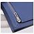 Hermès Portafoglio HERMES Bearn Soufflet in pelle blu argento Auth 198789V - vista 20