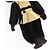 Charm Gorilla PRADA in metallo nero e oro Auth 196726M - vista 10
