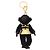 Charm Gorilla PRADA in metallo nero e oro Auth 196726M - vista 2