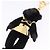 Charm Gorilla PRADA in metallo nero e oro Auth 196726M - vista 5