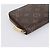 LOUIS VUITTON Monogram Zippy Wallet Long Wallet M42616 LV Auth 198765 Monogramma - vista 14