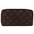 LOUIS VUITTON Monogram Zippy Wallet Long Wallet M42616 LV Auth 198765 Monogramma - vista 2