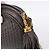 Borsa a tracolla con catena BALLY in pelle grigia tono oro Auth 196399A Marrone - vista 14