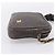 Borsa a tracolla con catena BALLY in pelle grigia tono oro Auth 196399A Marrone - vista 5