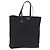PRADA Tote Bag Nylon Schwarz Silber Auth am12430V