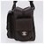 Borsa a mano CHANEL Cambon Line Matelasse in pelle marrone con CC argento Auth 196397SAV - vista 4