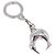 LOUIS VUITTON Porte Cles LV Cup Key Holder metallo Silver LV Auth BA15234V Argento