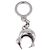 LOUIS VUITTON Porte Cles LV Cup Key Holder metallo Silver LV Auth BA15234V Argento - vista 2