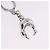 LOUIS VUITTON Porte Cles LV Cup Key Holder metallo Silver LV Auth BA15234V Argento - vista 3