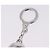 LOUIS VUITTON Porte Cles LV Cup Key Holder metallo Silver LV Auth BA15234V Argento - vista 7