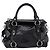 Borsa a Mano Miu Miu Vitello Lux Leather 2way Nero Argento Auth 197198SAM - vista 13