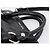 Borsa a Mano Miu Miu Vitello Lux Leather 2way Nero Argento Auth 197198SAM - vista 14