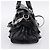 Borsa a Mano Miu Miu Vitello Lux Leather 2way Nero Argento Auth 197198SAM - vista 4