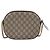 Borsa a tracolla GUCCI GG Supreme Chain PVC Beige Gold 409535 Auth 197208V D'oro - vista 3