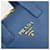 Borsa PRADA in pelle blu e oro Auth 197335V D'oro - vista 17