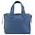 Borsa PRADA in pelle blu e oro Auth 197335V D'oro - vista 2