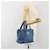 Borsa PRADA in pelle blu e oro Auth 197335V D'oro - vista 25