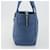 Borsa PRADA in pelle blu e oro Auth 197335V D'oro - vista 3