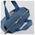 Borsa PRADA in pelle blu e oro Auth 197335V D'oro - vista 6
