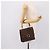 Céline Borsa a mano CELINE Macadam Canvas PVC Leather Brown Gold Auth mr2822 Marrone D'oro - vista 23