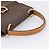 Céline Borsa a mano CELINE Macadam Canvas PVC Leather Brown Gold Auth mr2822 Marrone D'oro - vista 7
