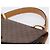 Céline Borsa a mano CELINE Macadam Canvas PVC Leather Brown Gold Auth mr2822 Marrone D'oro - vista 8