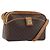 Céline Borsa a Tracolla CELINE Macadam PVC Pelle Marrone Tono Oro Auth BA14952