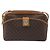 Céline Borsa a Tracolla CELINE Macadam PVC Pelle Marrone Tono Oro Auth BA14952 - vista 2