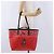 Coach Tote Bag PVC Canvas Disney Collaboration Rot Silber Auth 196322A - Ansicht 25