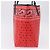 Coach Tote Bag PVC Canvas Disney Collaboration Rot Silber Auth 196322A - Ansicht 5