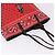 Coach Tote Bag PVC Canvas Disney Collaboration Rot Silber Auth 196322A - Ansicht 6