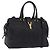 Bolso de mano Cabas SAINT LAURENT de piel 2way Negro Oro Auth am12406V Dorado