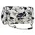 Borsa a tracolla CHANEL Matelasse 25 Airline Canvas Bianco Argento CC Auth 195237SAM