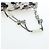 Borsa a tracolla CHANEL Matelasse 25 Airline Canvas Bianco Argento CC Auth 195237SAM - vista 7