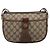 Borsa GUCCI GG Supreme Web Sherry Line PVC Beige Gold 89 02 032 Auth 198257 D'oro - vista 2