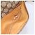 Borsa GUCCI GG Supreme Web Sherry Line PVC Beige Gold 89 02 032 Auth 198257 D'oro - vista 22