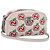 Borsa a tracolla GUCCI GG Marmont Apple in pelle Bianco Argento 447632 Auth ka5779M