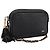 Borsa a tracolla con catena BALLY in pelle nera e oro Auth am8614A Nero