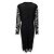 Escada Langarmkleid aus schwarzer Spitze - vue 3