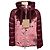 Casaco Puffer acolchoado Herno Resort em nylon borgonha e veludo cotelê Bordeaux